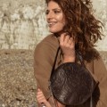 by hungryhearts, round cross body bag 'HONEY BEE', brown leather