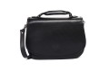 SADDLE BAG CLASSIC, torebka skórzana czarna