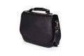 SADDLE BAG CLASSIC, torebka skórzana czarna