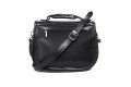 SADDLE BAG CLASSIC, torebka skórzana czarna