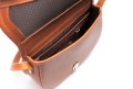 SADDLE BAG 'MINI' small , brown leather cross body bag By Hungry Hearts