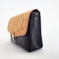 Skórzana torebka damska na ramię, WALNUT CLICK
