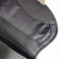 Saddle Bag Midi Click, skórzana czarna torebka damska