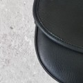 Saddle Bag Midi Click, skórzana czarna torebka damska